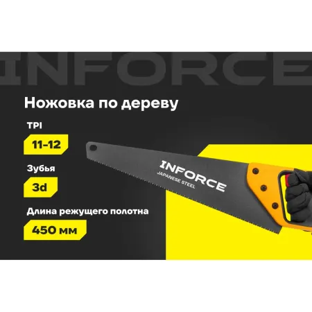 Ножовка по дереву Inforce 06-08-30