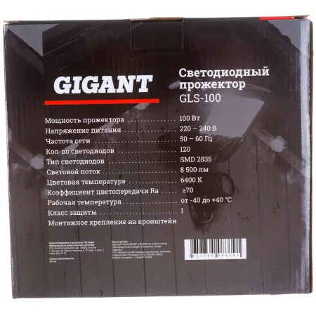 Светодиодный прожектор Gigant GLS-100