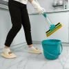 Швабра отжимная, 110 см, губка PVA 26х5,5х6 см, телескопическая рукоятка, бирюзовая, Home Palisad