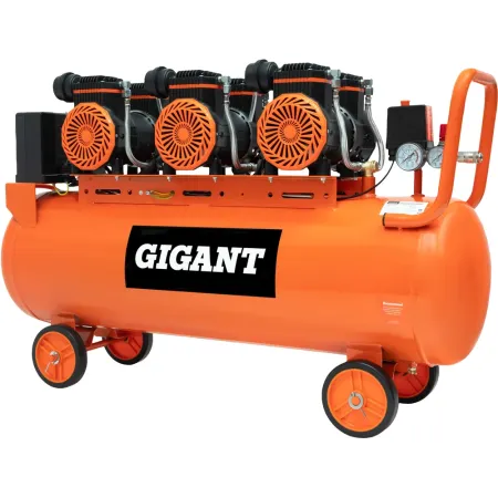 Безмасляный малошумный компрессор Gigant GSWK-120/4200