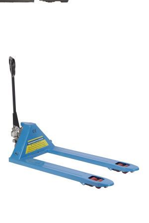 Тележка гидравлическая 2500 кг 1220х685 мм TOR RHP(BF) широковильная (полиуретан.колеса)