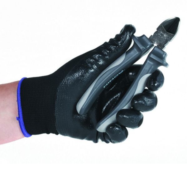 ADOLF BUCHER Перчатки с нитриловым покрытием, черные