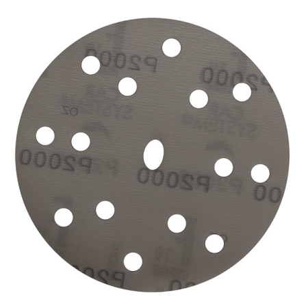 CS Круг абразивный F19, Finish, 152 мм, 15 отверстий, P2000 (50шт)