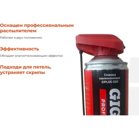 Силиконовая смазка Gigant Professional