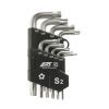 Набор ключей TORX ТS10-ТS50 пятилучевых Г-образных с отверстием 9 предметов JTCJTC