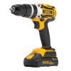 Дрель-шуруповерт аккумуляторная ударная бесщет CIDB-18-02, Li-Ion, 18 В Denzel