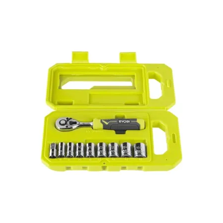 Набор из трещотки и торцевых головок RHRS10PC Ryobi
