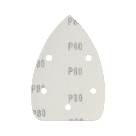 Треугольник шлифовальный на липучке (140х140х80 мм, Р80, 5 шт.)