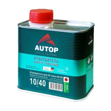 Отвердитель AUTOP Hardener Standart 10/40 для лака KATANA 40/40, стандартный, акриловый, 0,5 л.