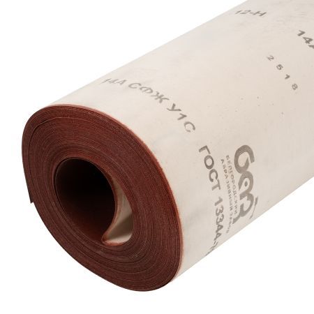 Шкурка на тканевой основе, зернистость № 12, 800 мм х 30 м, "БАЗ"