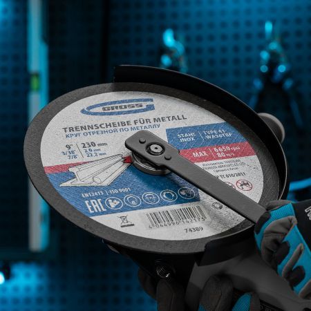 Круг отрезной по металлу, 230 х 2.0 х 22.2 мм Gross