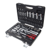 Набор головок торцевых и бит 1/4",1/2" 6-ти гранных 96 предметов в кейсе JTCJTC