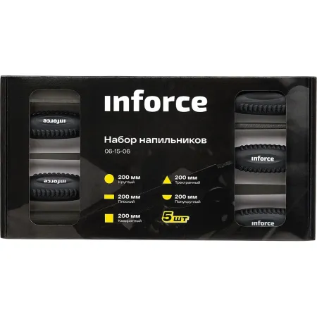 Набор напильников Inforce 06-15-06