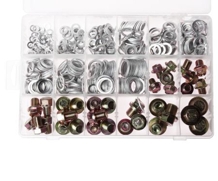 Шайба алюминиевая и пробка поддона картера (в боксе) 534шт. JTCJTC