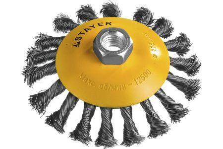 STAYER Ø 115 мм, щетка коническая для УШМ 35135-115