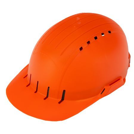Каскетка защитная "Стиль", пластиковая, оранжевая Сибртех