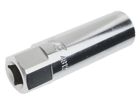 Головка свечная 3/8" 16мм 12-ти гранная с пружинным фиксатором JTCJTC