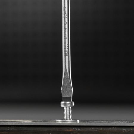 Отвертка, SL5x75 мм, S2, 3к рукоятка Denzel