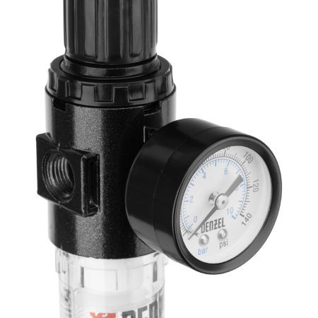 Фильтр-регулятор FR1500, 10 бар, 1500 л/мин, 1/4" Denzel