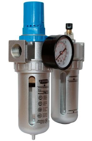 Блок подготовки воздуха с регулятором давления и маслораспылителем 1/2" Garage