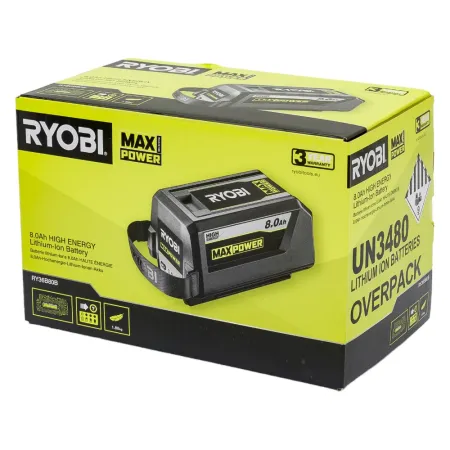 Аккумулятор RY36B80B 36В, 8 А*ч Ryobi