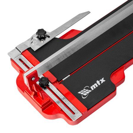 Плиткорез ручной монорельсовый 600 х 14 мм, ходовая каретка,9/4 рег. подшипников, литая станина// MTX