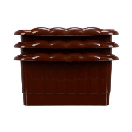 Поддон для рассады 470х166х82 мм, пластиковый, 3 шт, под 12 горшочков 250 мл. Palisad