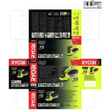 Эксцентриковая шлифмашина ROS300A Ryobi