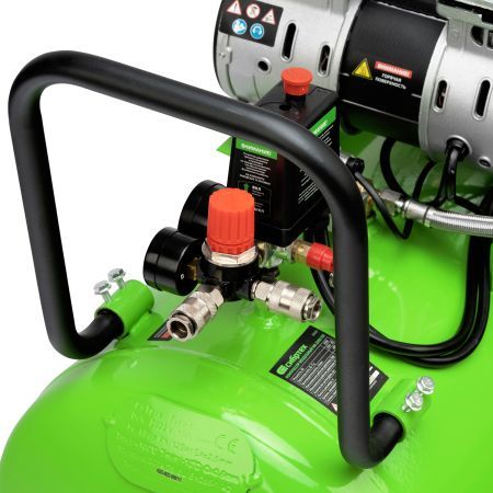 Компрессор безмаслянный малошумный МБ 2250/100, 2250 Вт, 100л, 400 л/мин Сибртех