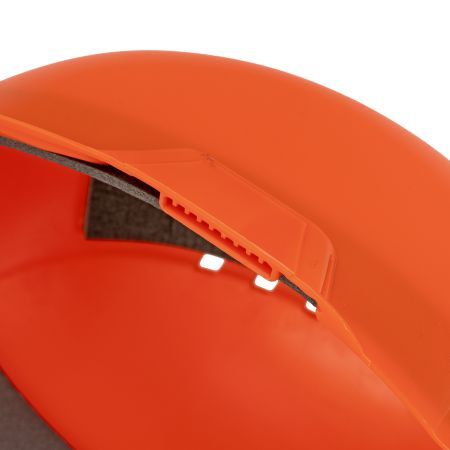 Каскетка защитная "Стиль", пластиковая, оранжевая Сибртех